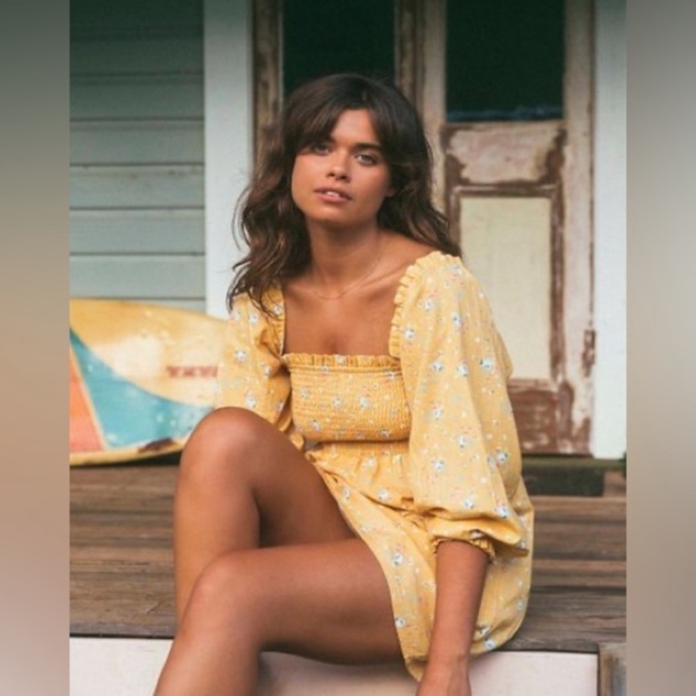 Billabong x Wrangler Bellflower Floral Mini Dress